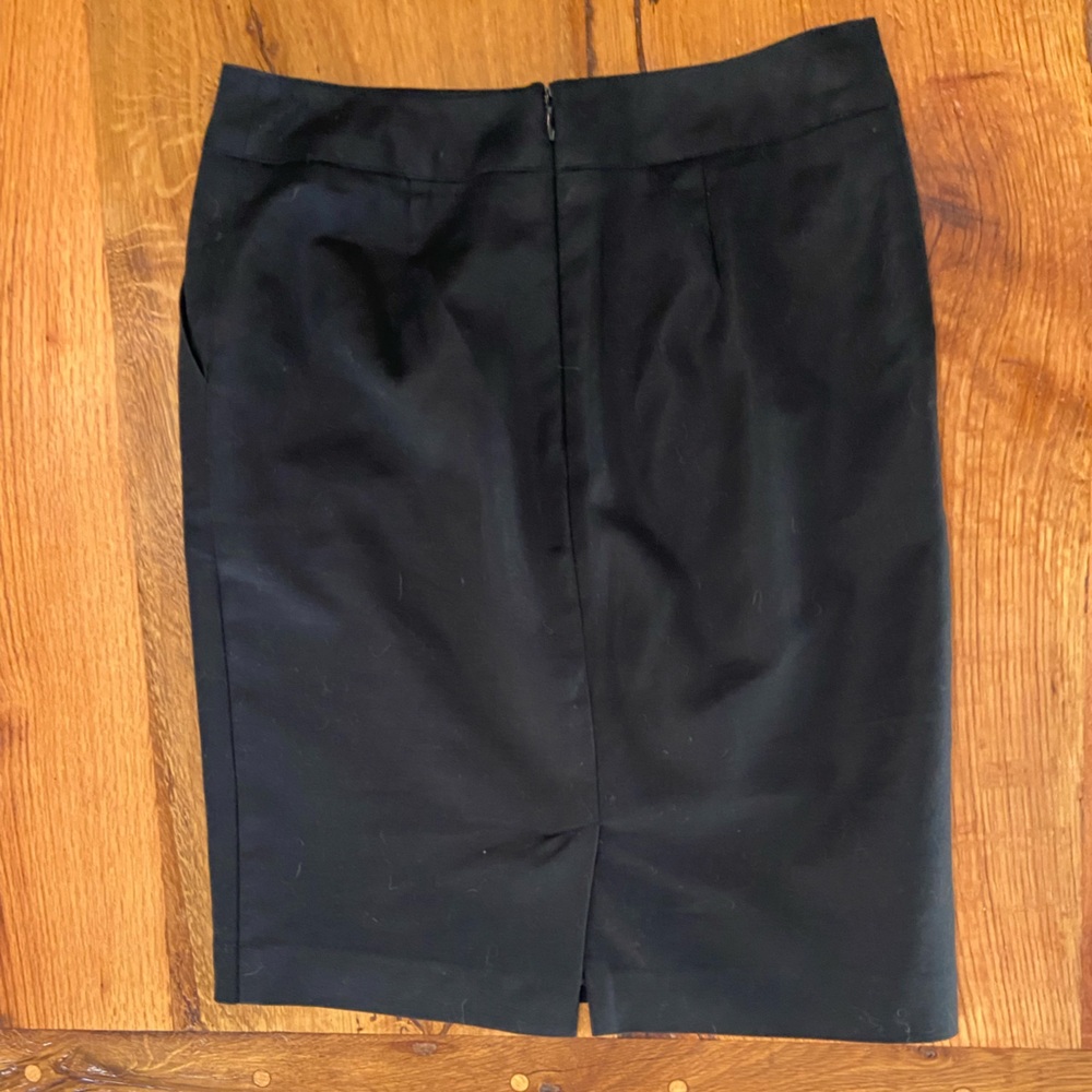 Merona Classic Black Lined Stretch Cotton Pencil Skirt, Great Wardrobe Basic, 8 - Picture 10 of 10